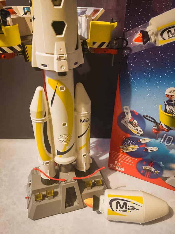 playmobil space mission rocket