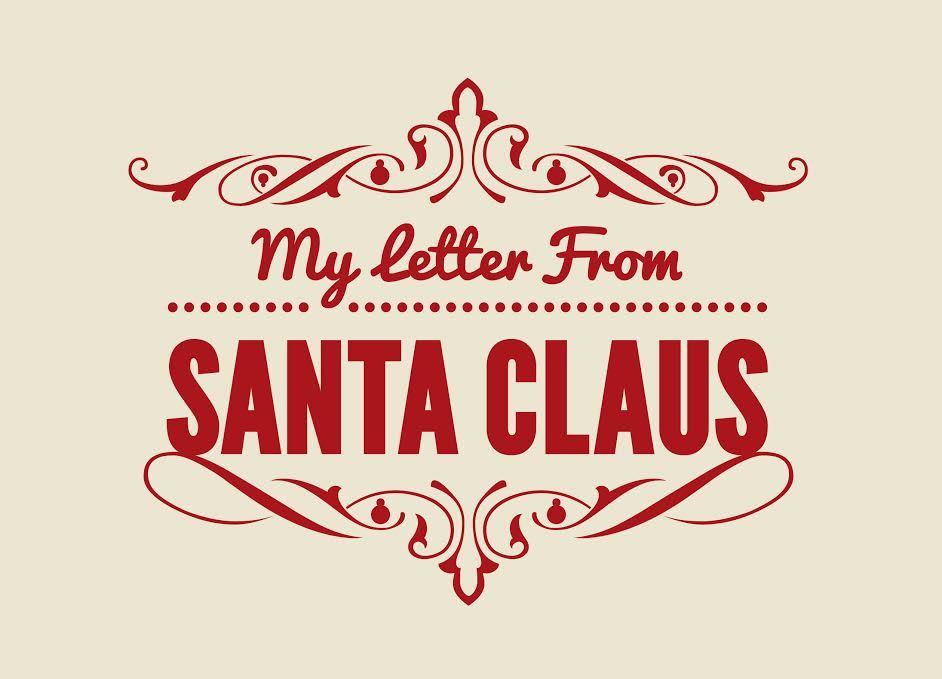 My Letter from Santa Claus