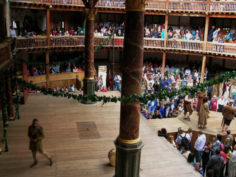 Take a cultural dive into Shakespeare's Globe in London, England.