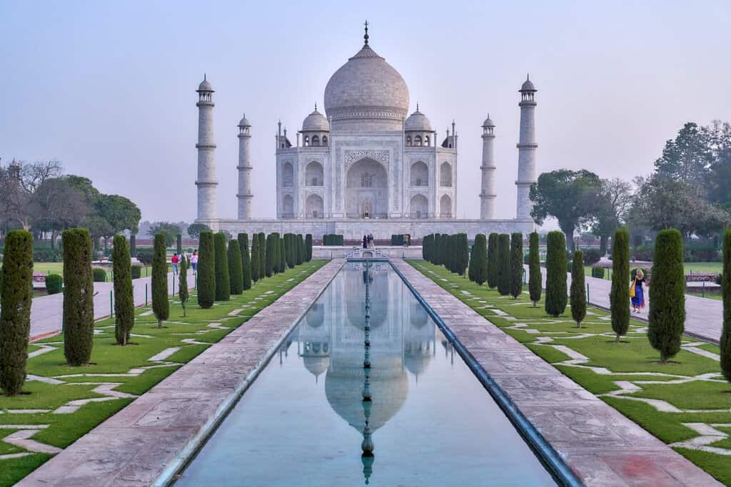 The Taj Mahal in Agra, India is a Visual Feast.